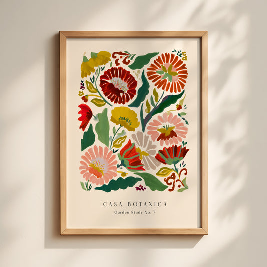 Casa Botanica Floral Abstract Print