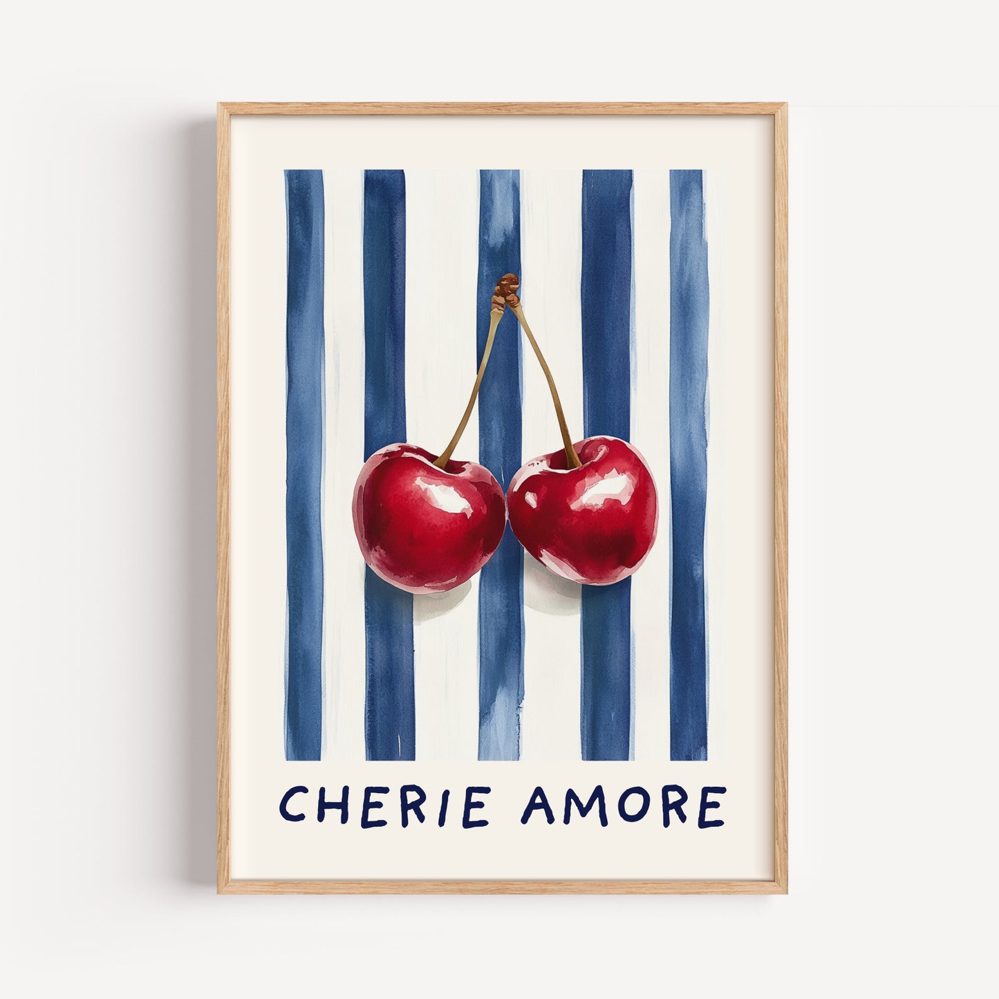 Cherry Kitchen Print - "Cherie Amore"