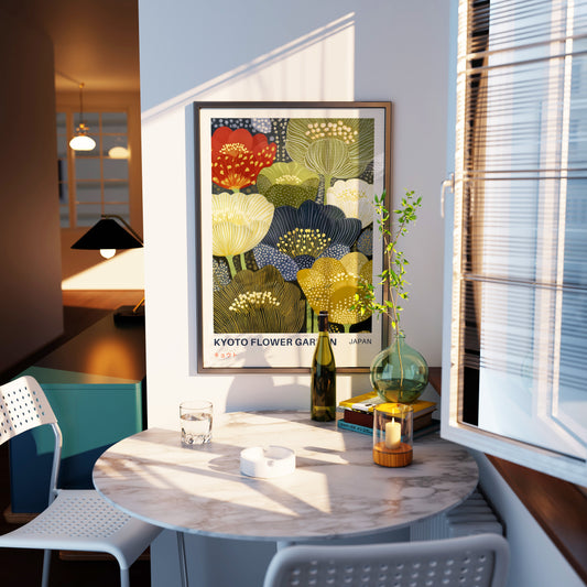 Kyoto Flower Garden Print