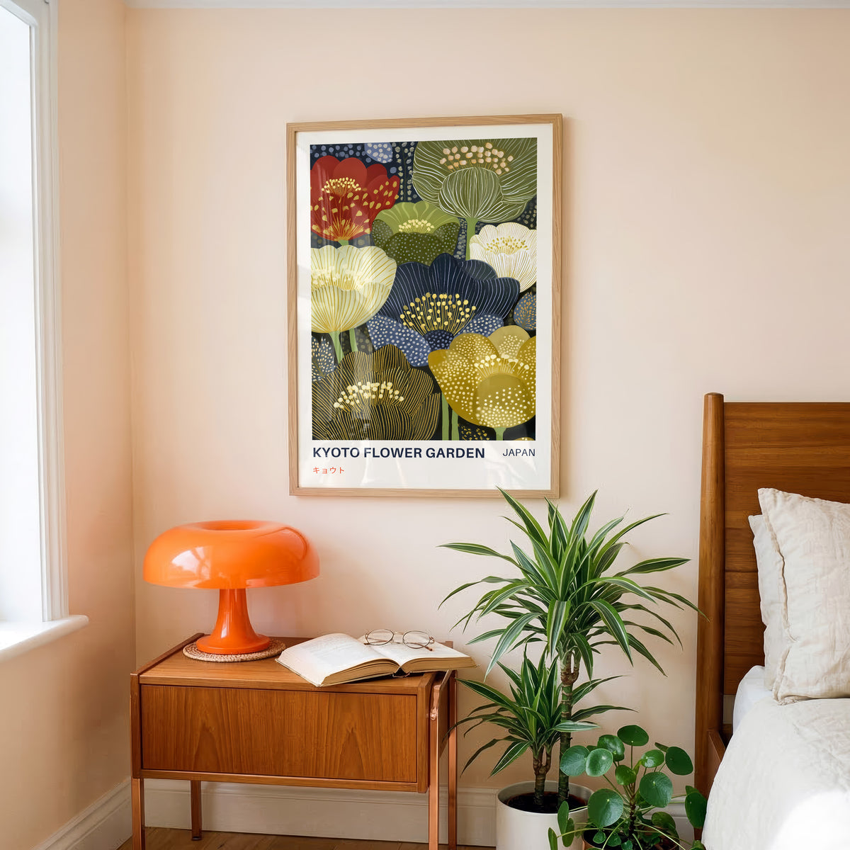 Kyoto Flower Garden Print