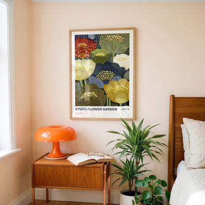 Kyoto Flower Garden Print
