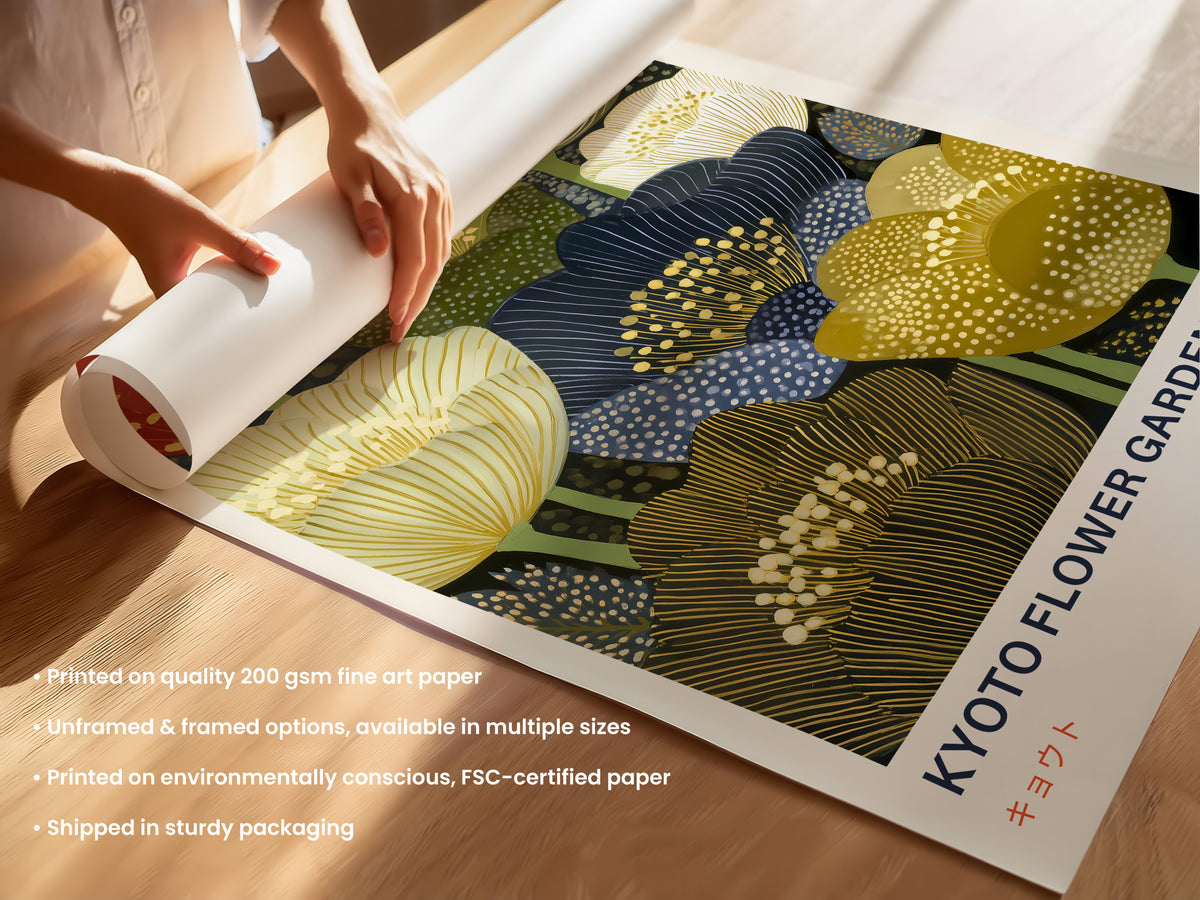 Kyoto Flower Garden Print