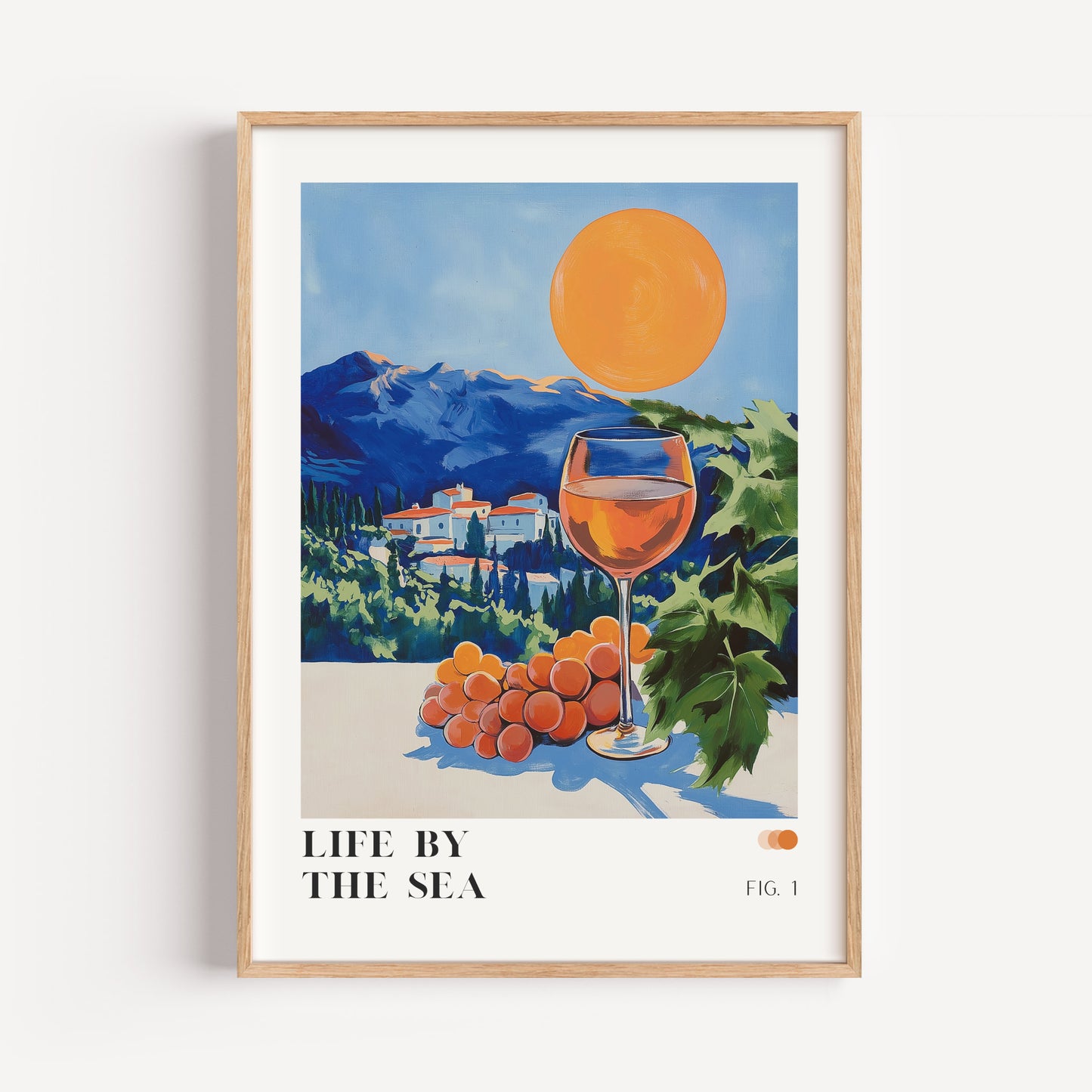 Mediterranean Vineyard Print