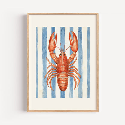 Coastal Lobster Print