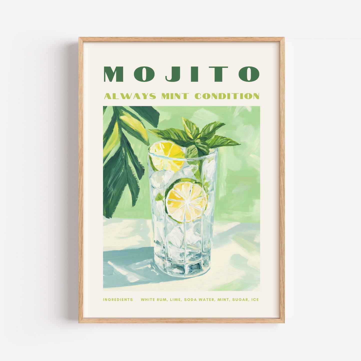 Mojito Cocktail Print