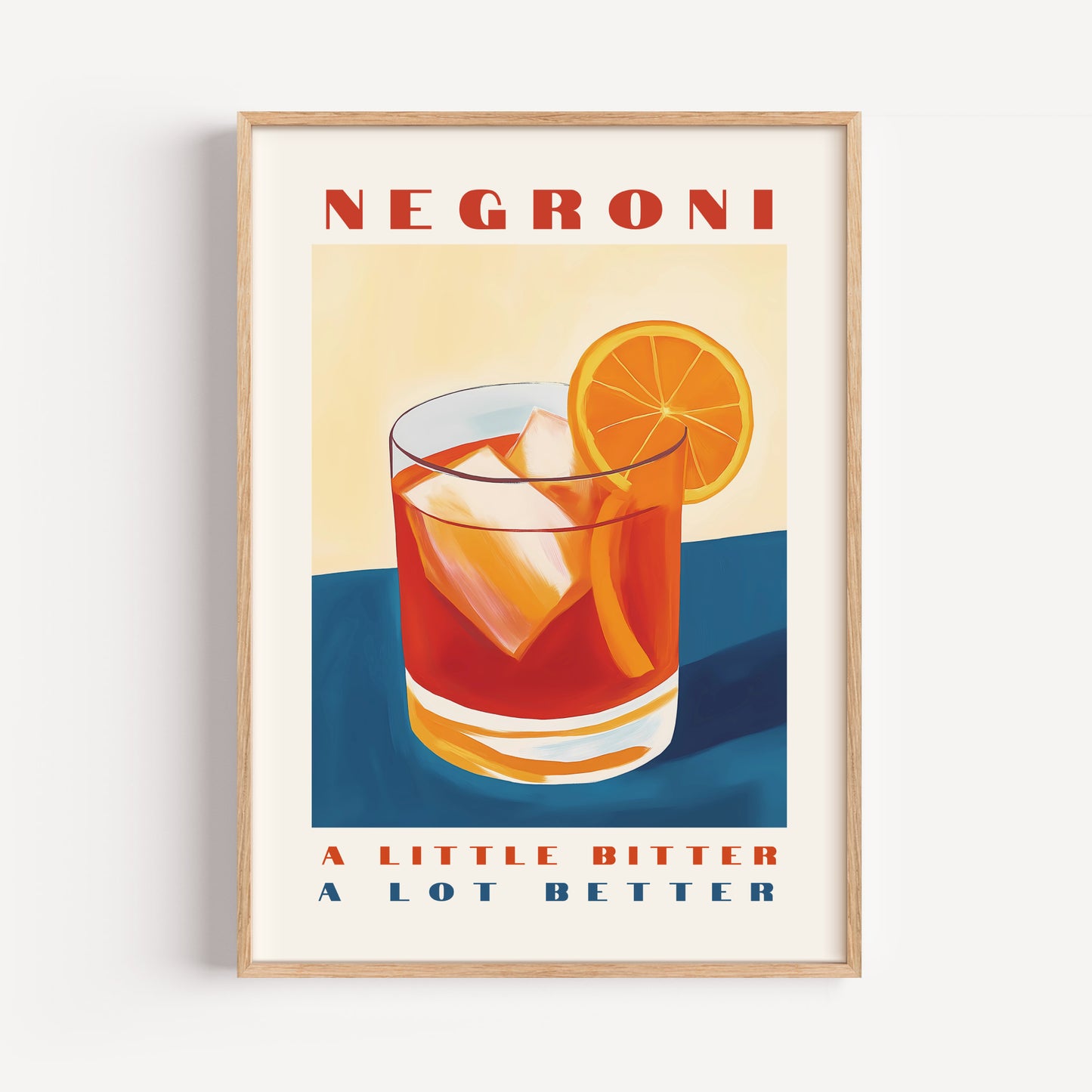 Negroni Cocktail Print