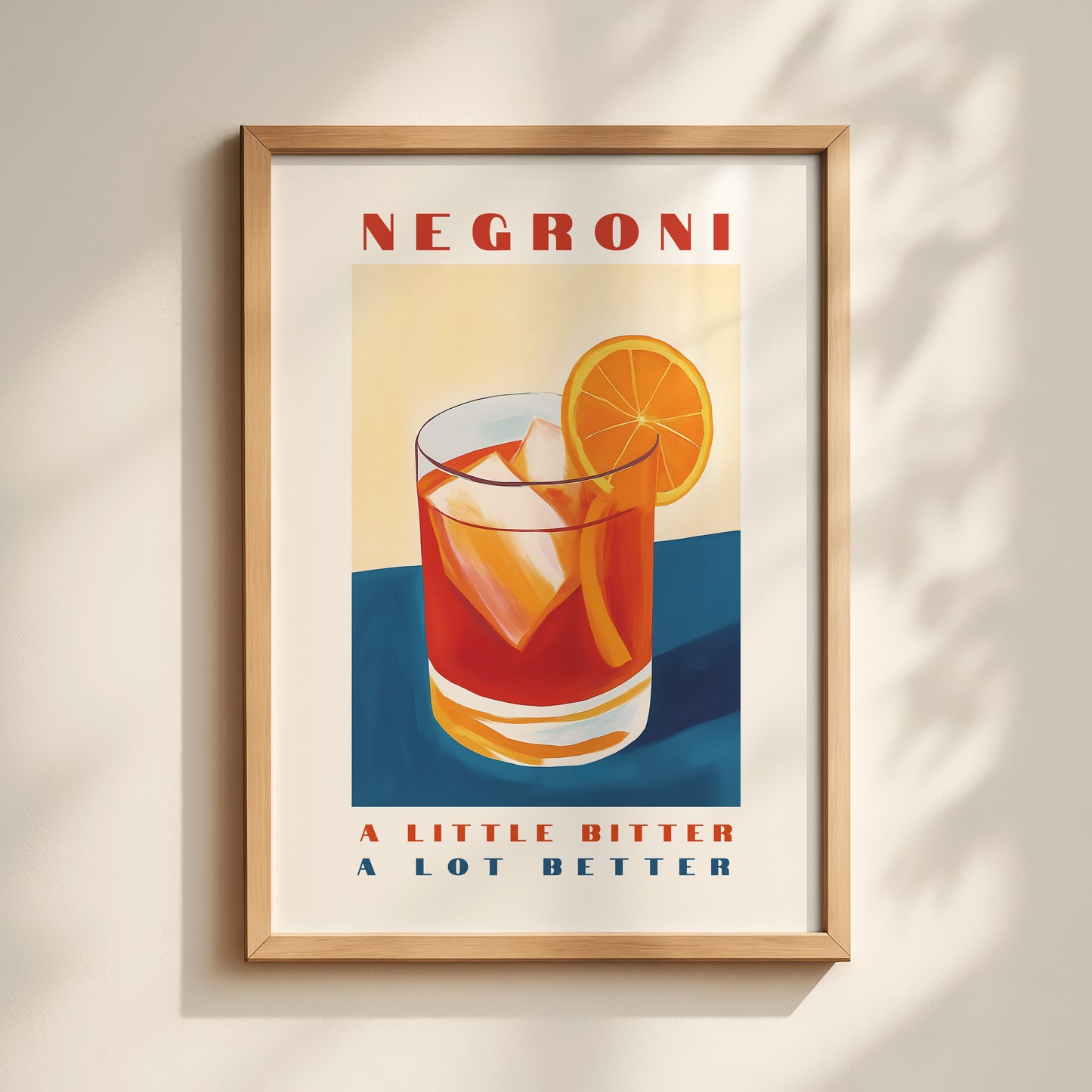 Negroni Cocktail Print