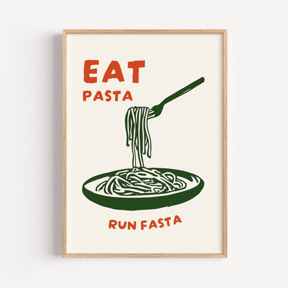 Pasta Kitchen Art Print
