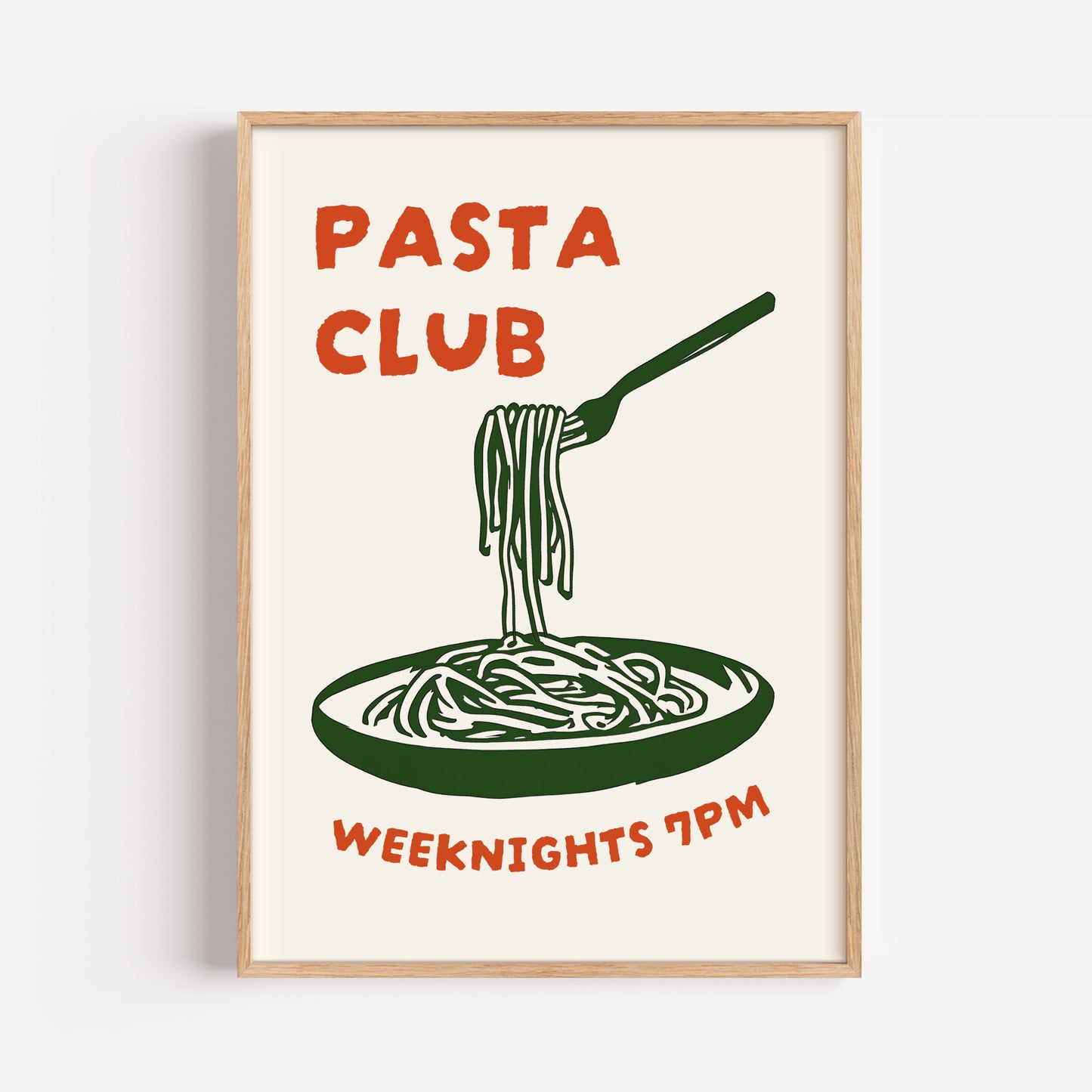Pasta Kitchen Art Print