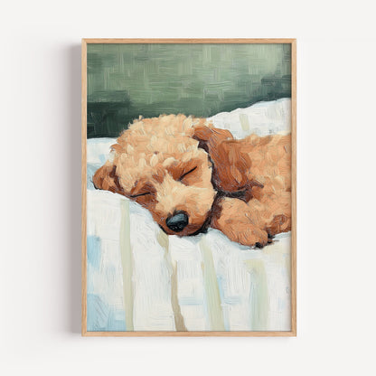 Poodle Wall Art Print