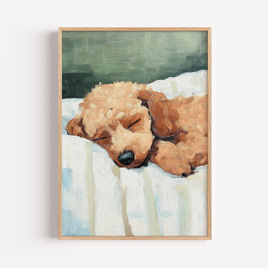 Poodle Wall Art Print