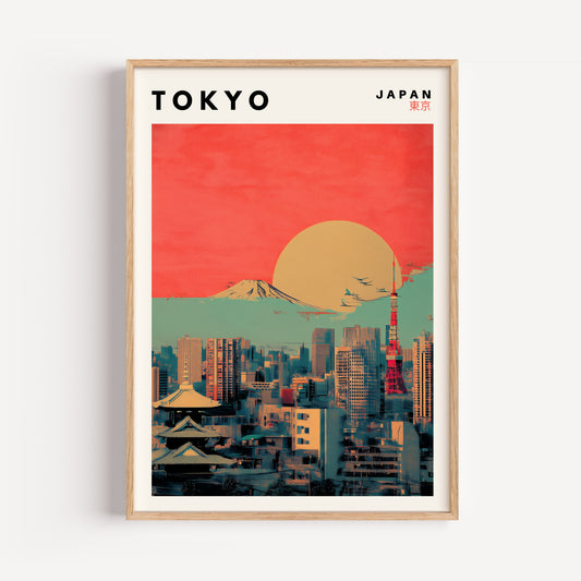 Tokyo Skyline Print