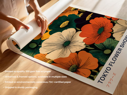 Tokyo Flower Show Print