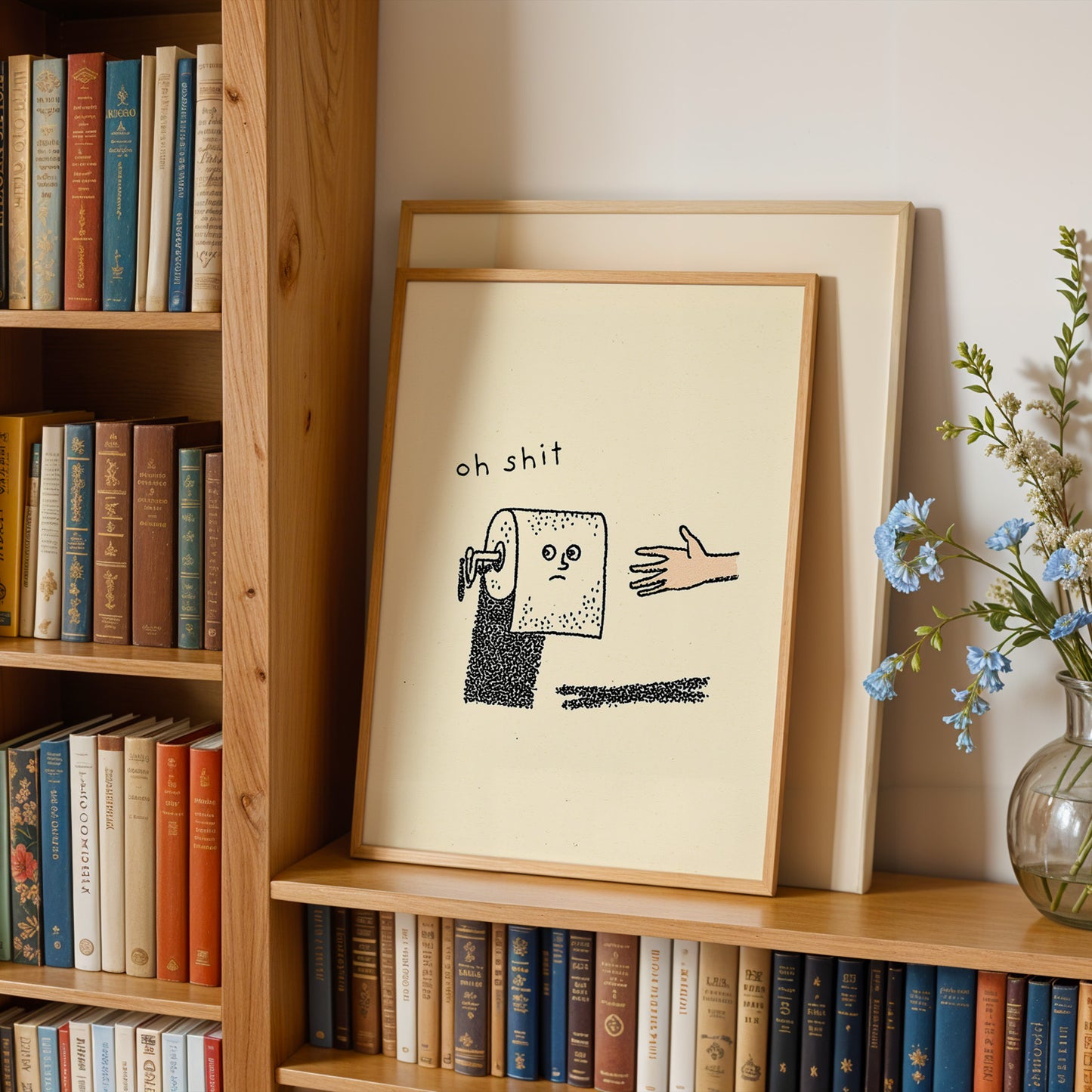 Funny Toilet Roll Print - "Oh Sh*t"