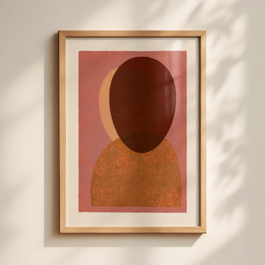 Abstract Figure Print
