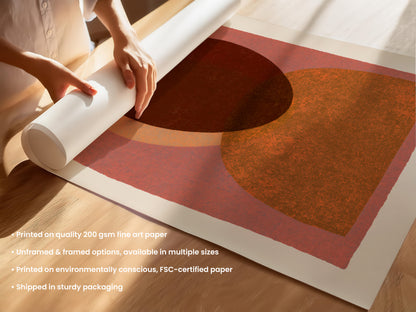 Abstract Figure Print
