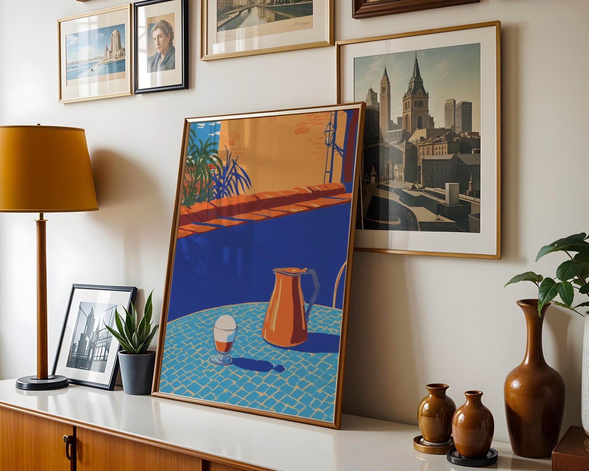 Affogato Italy Print – Italian Coffee Wall Art, Italy Food Poster, Gelato Espresso Kitchen Decor, Minimalist Cafe Illustration, Travel Print 15 x 20 cm / 6 x 8″ (roughly A5)