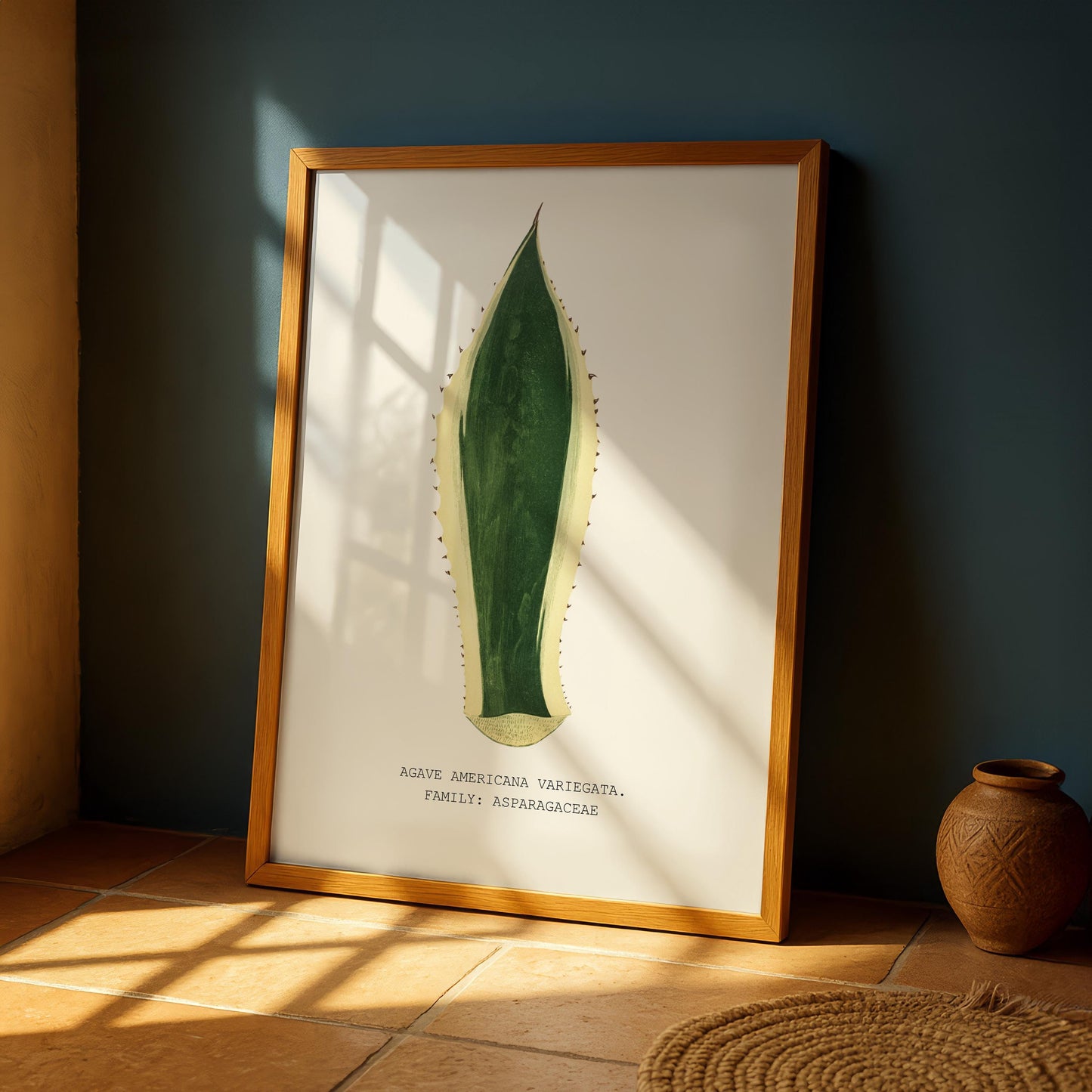 Variegated Agave Print