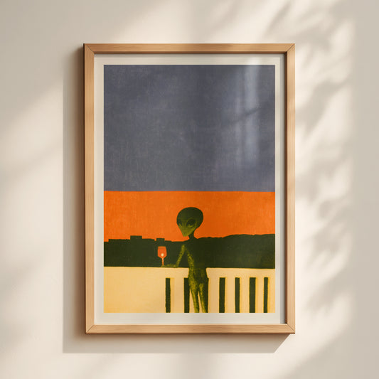 Alien Balcony Wine Print Framed-1-portrait-MASTER.jpg