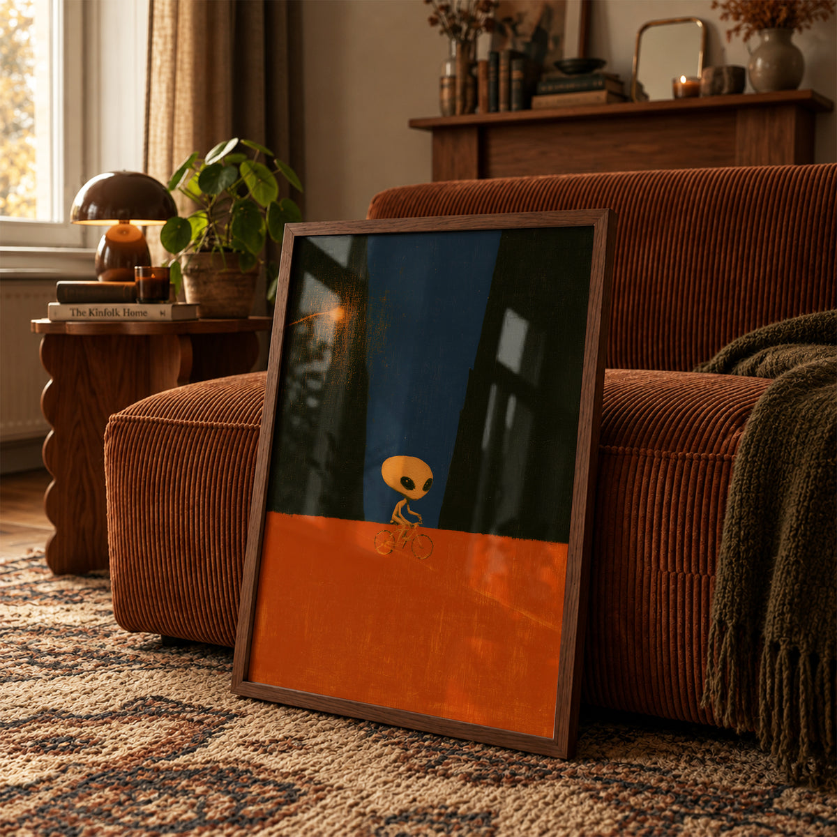 Alien Bike Ride Print Living Room 13 (autumnal).jpg