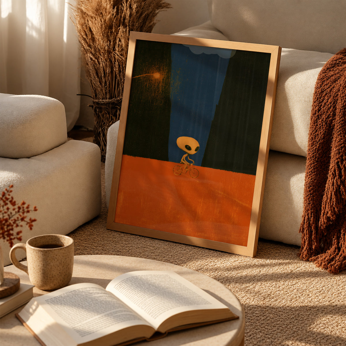 Alien Bike Ride Print Living Room 2 (autumnal).jpg