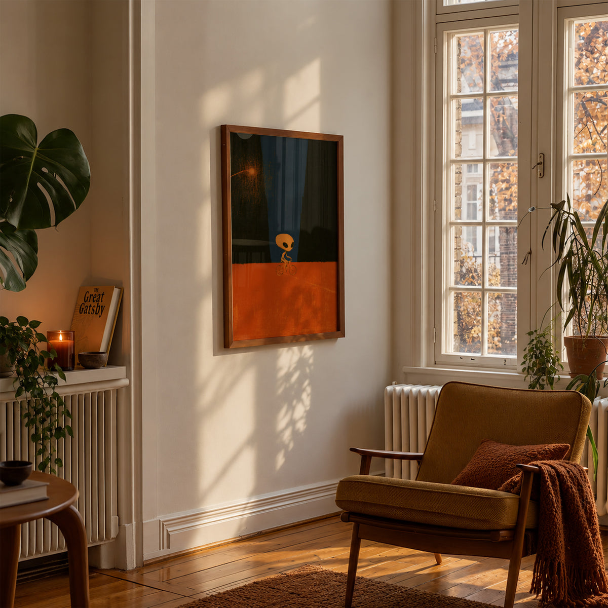 Alien Bike Ride Print Living Room 7 (autumnal).jpg