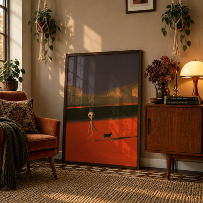Alien Dog Walk Print Living Room 18 (autumnal).jpg