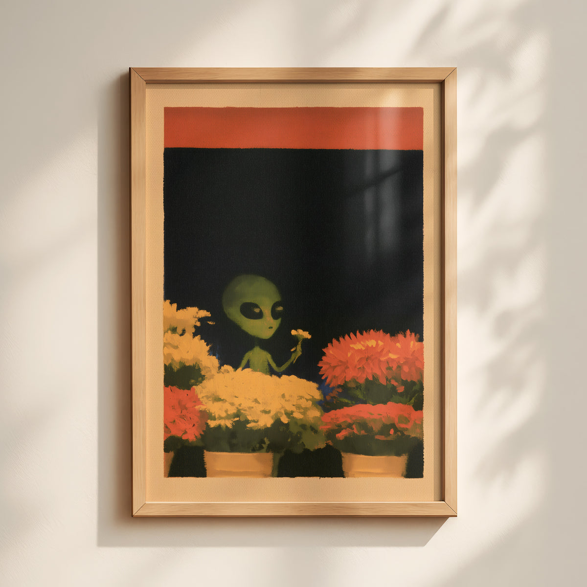 Alien Flower Stall Print Framed-1-portrait-MASTER.jpg