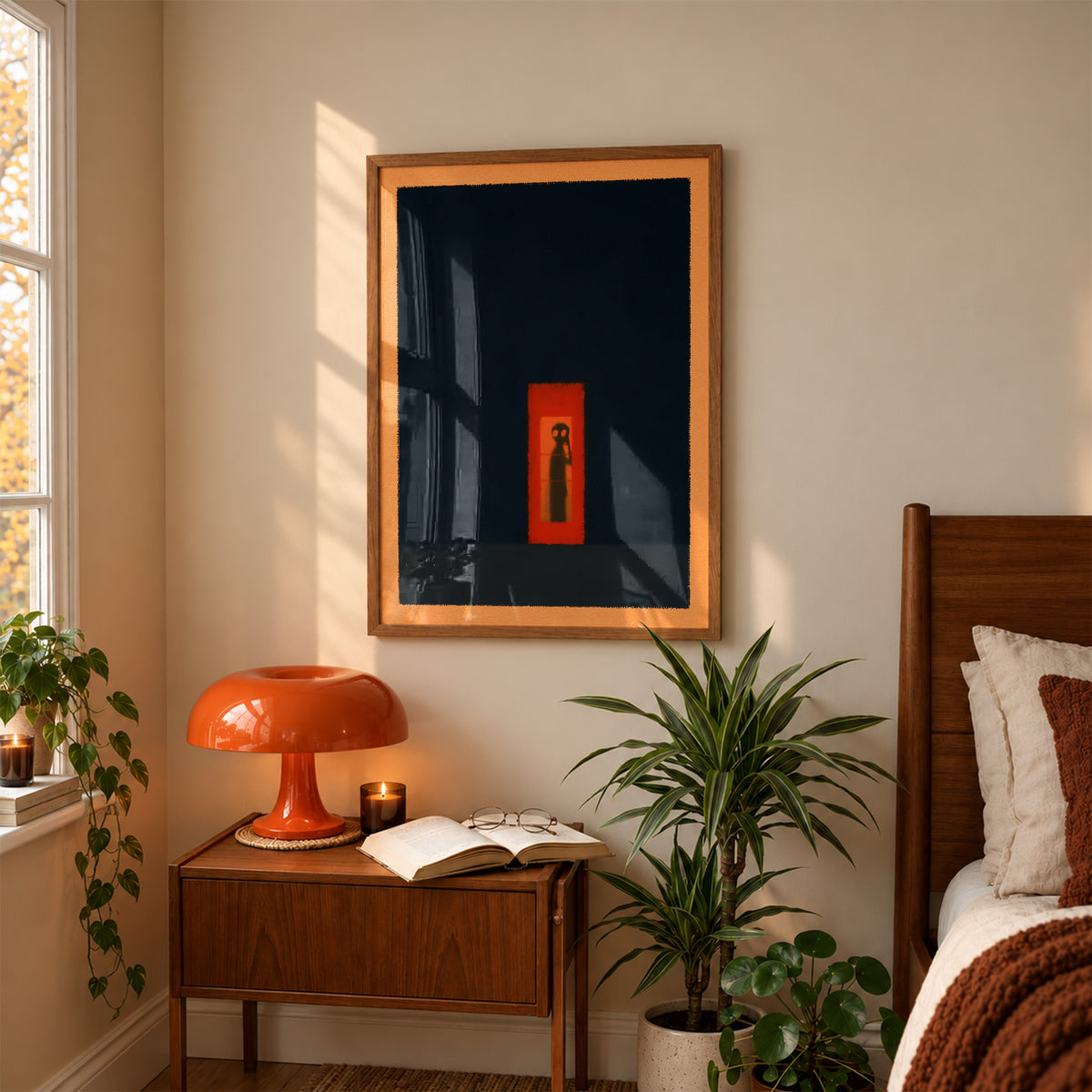Alien Phone Box Print Living Room 11 (autumnal).jpg