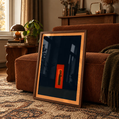 Alien Phone Box Print Living Room 13 (autumnal).jpg