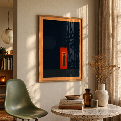 Alien Phone Box Print Living Room 19 (autumnal).jpg