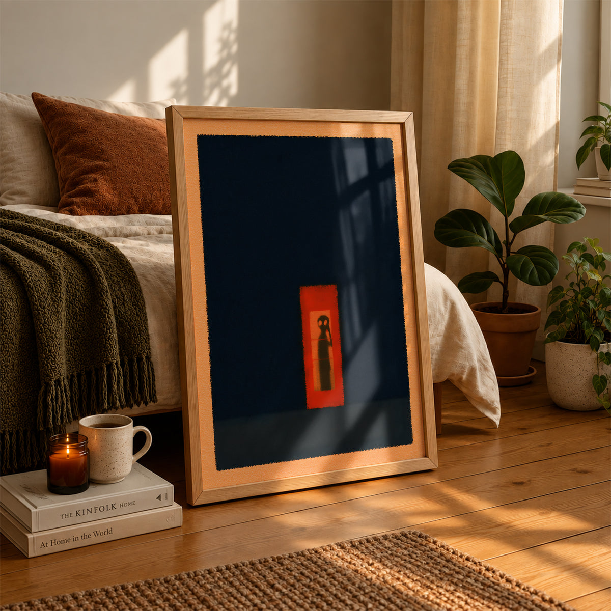 Alien Phone Box Print Living Room 23 (autumnal).jpg