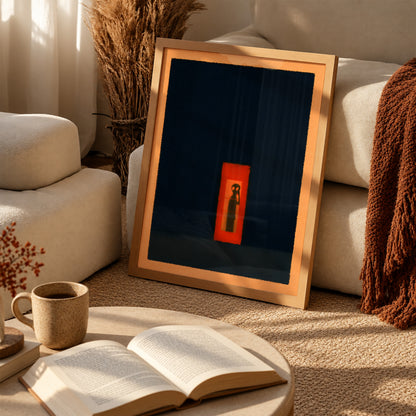 Alien Phone Box Print Living Room 2 (autumnal).jpg
