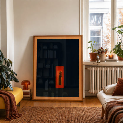 Alien Phone Box Print Living Room 4 (autumnal).jpg