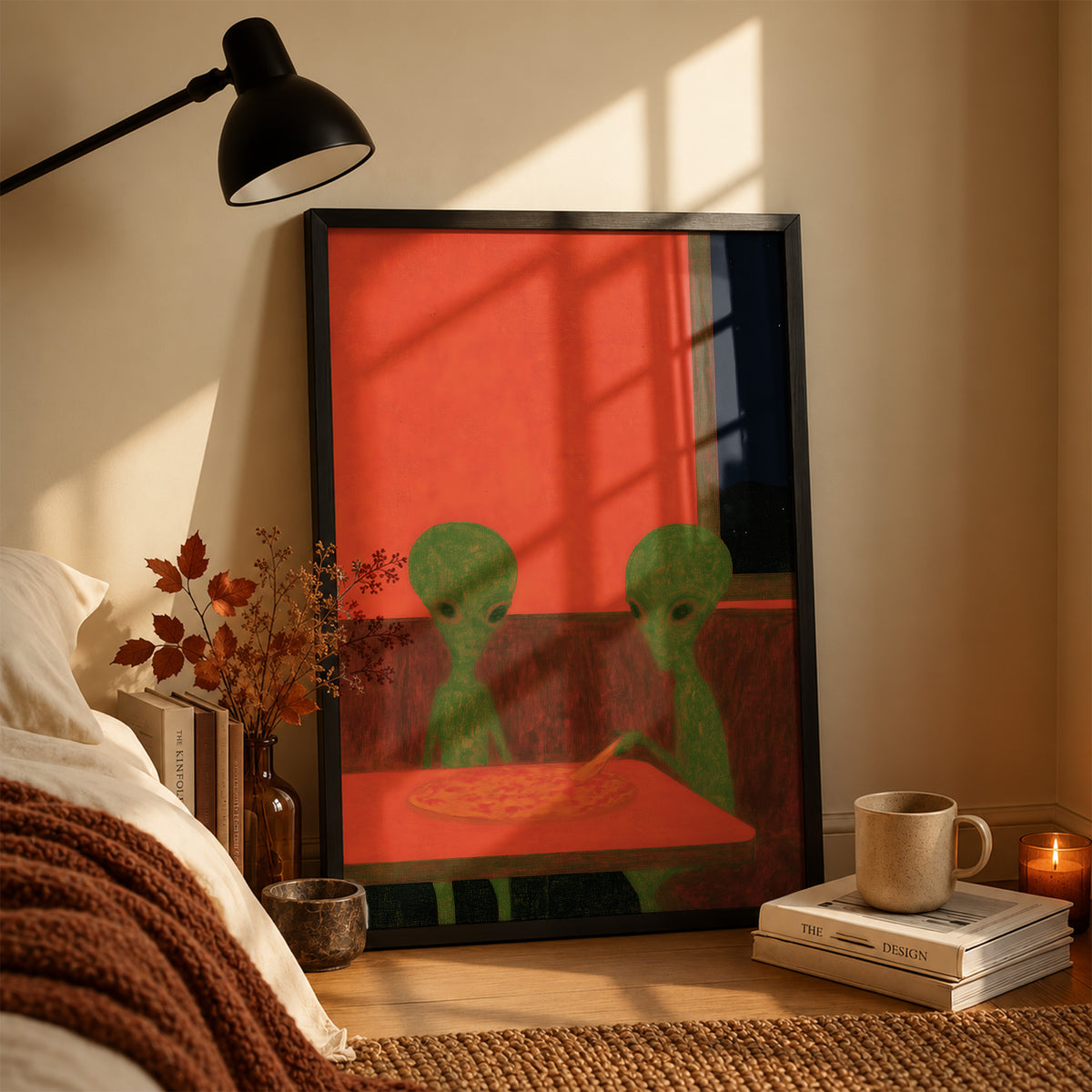 Alien Pizza Night Print Living Room 24 (autumnal).jpg