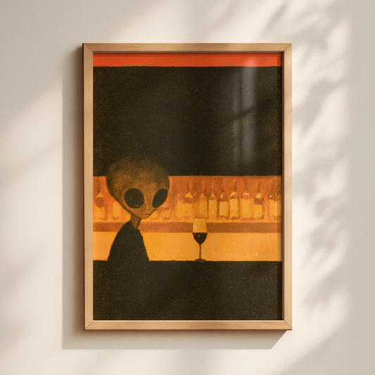 Alien at the Bar Print Framed-1-portrait-MASTER.jpg