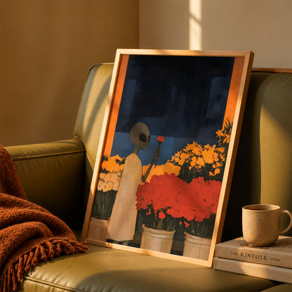 Alien with a Red Flower Print Living Room 37 (autumnal).jpg