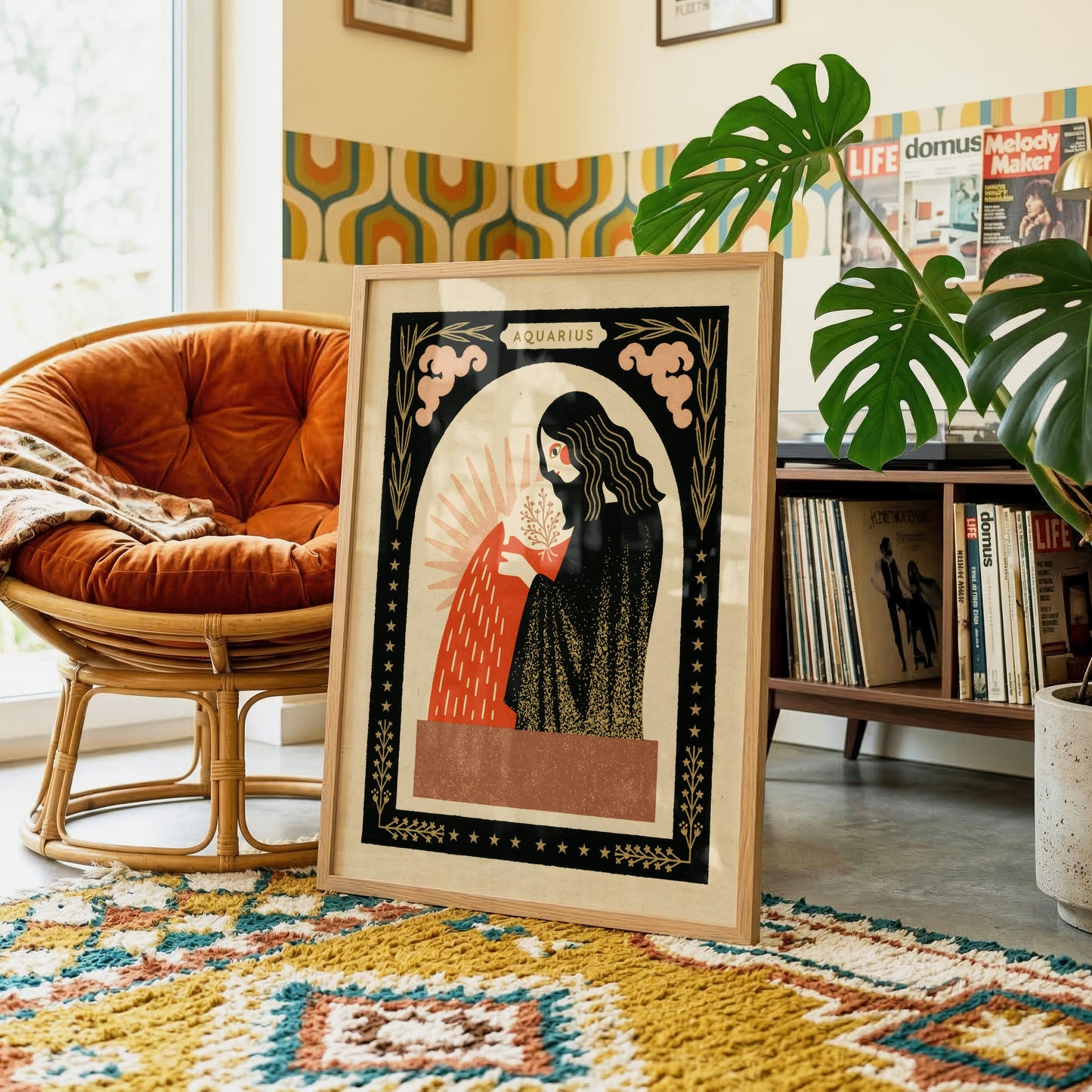 Aquarius Zodiac Print