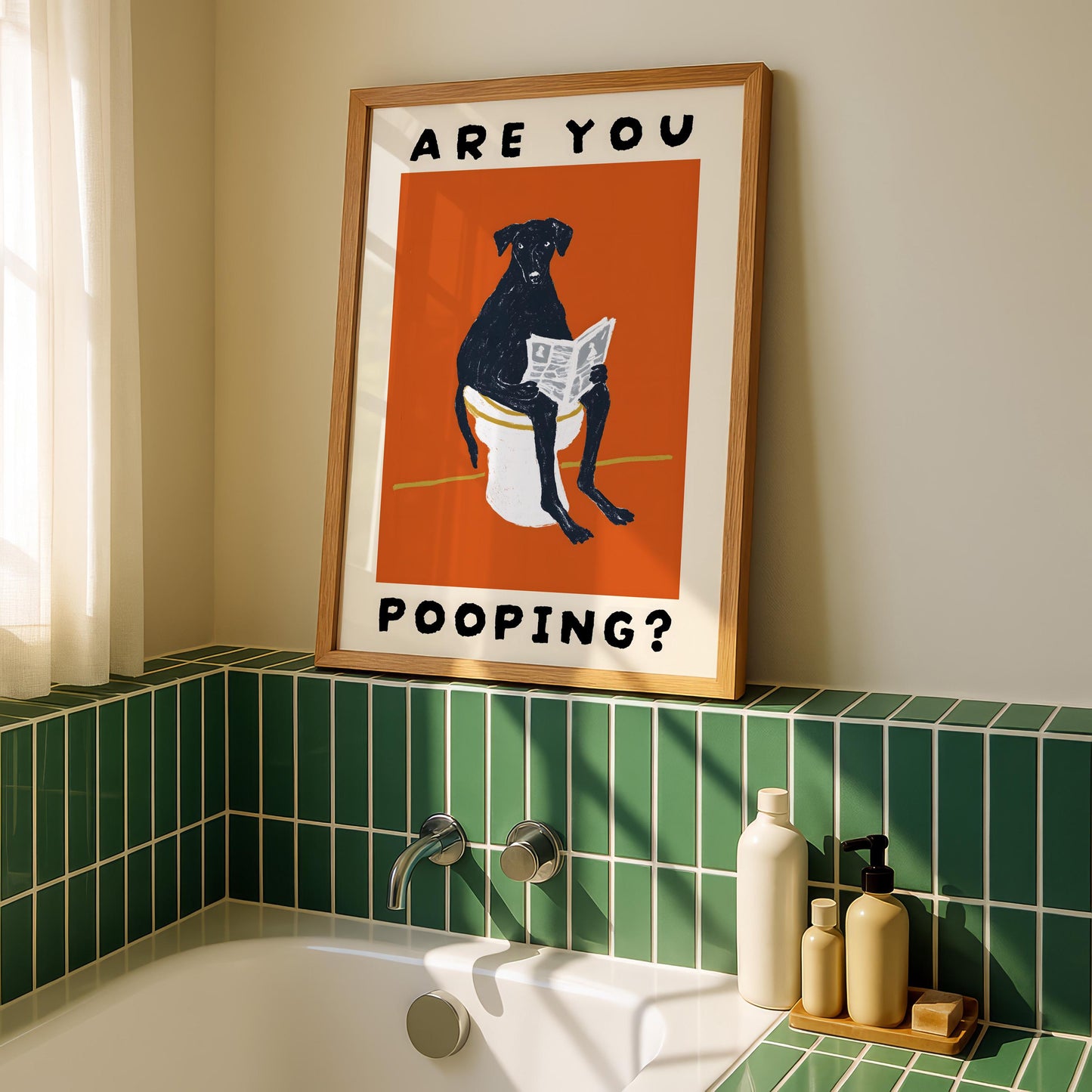 Are You Pooping? Dog Print
