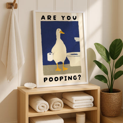 Are You Pooping? Goose Print