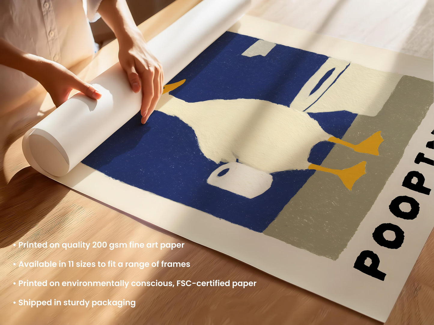 Are You Pooping? Goose Print