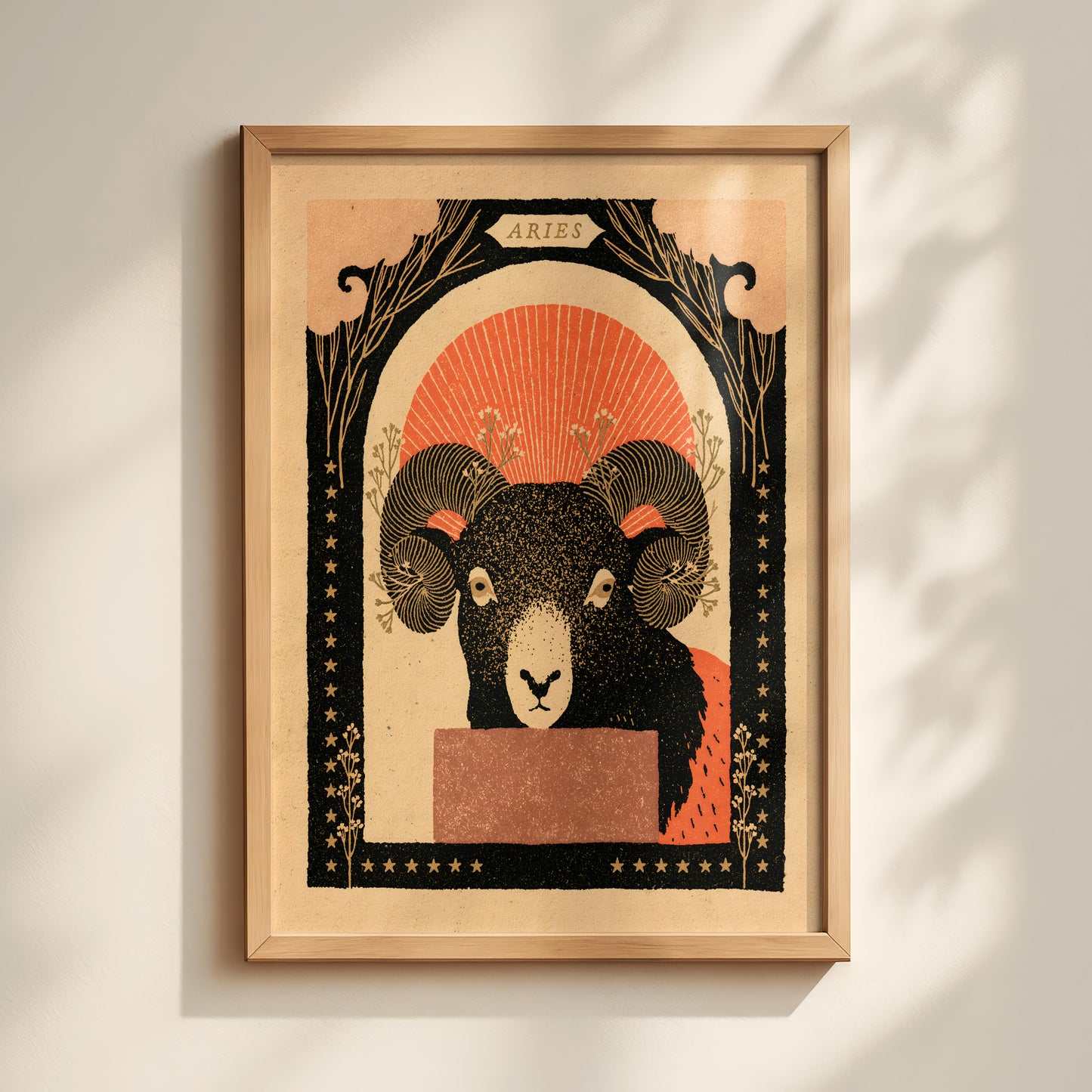 Aries Zodiac Print