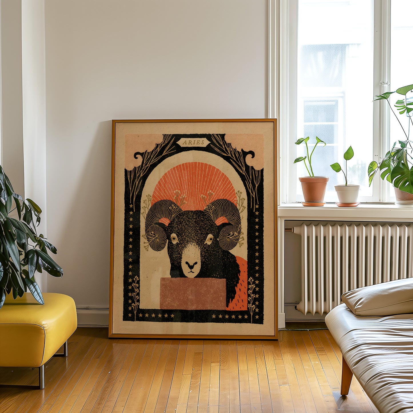 Aries Zodiac Print