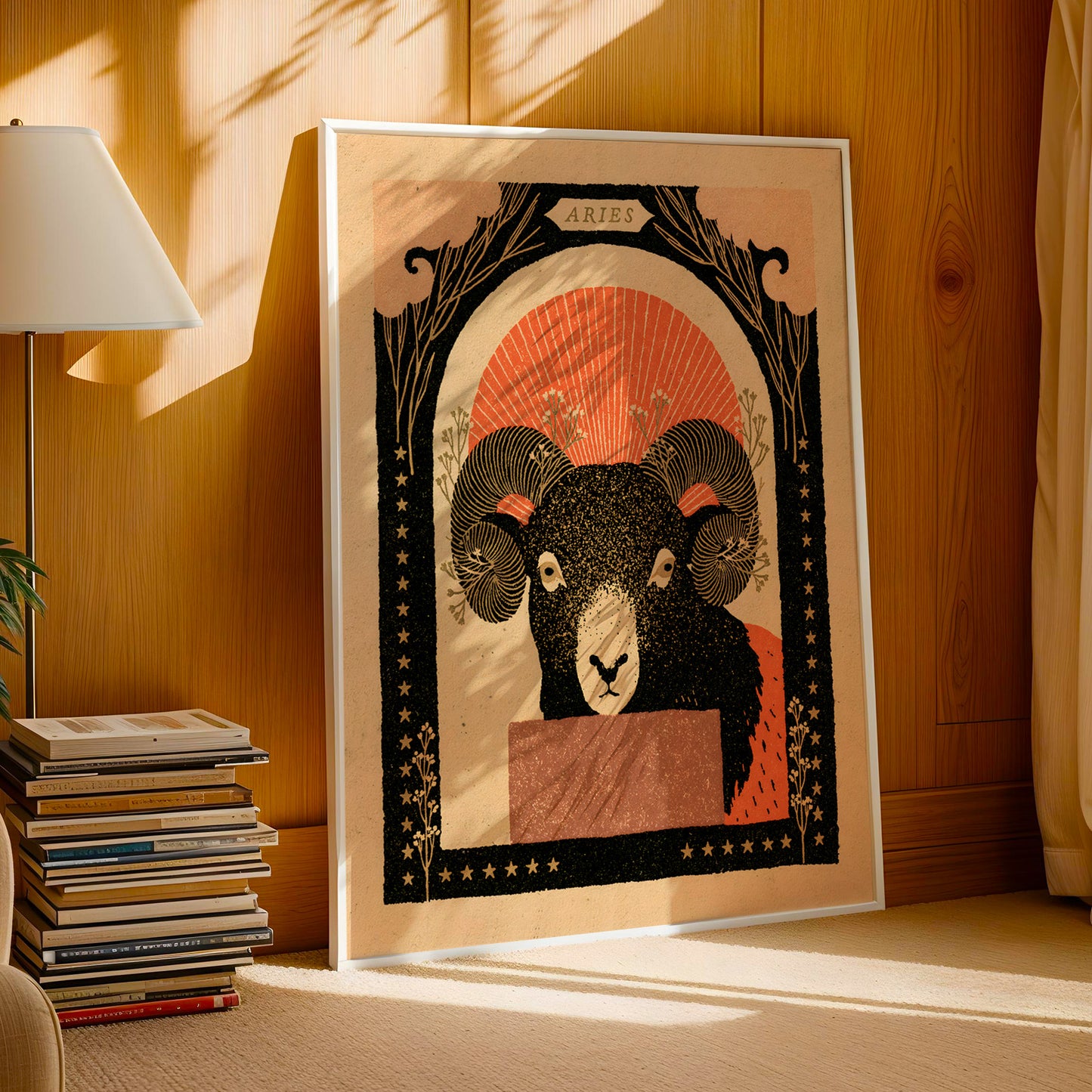 Aries Zodiac Print
