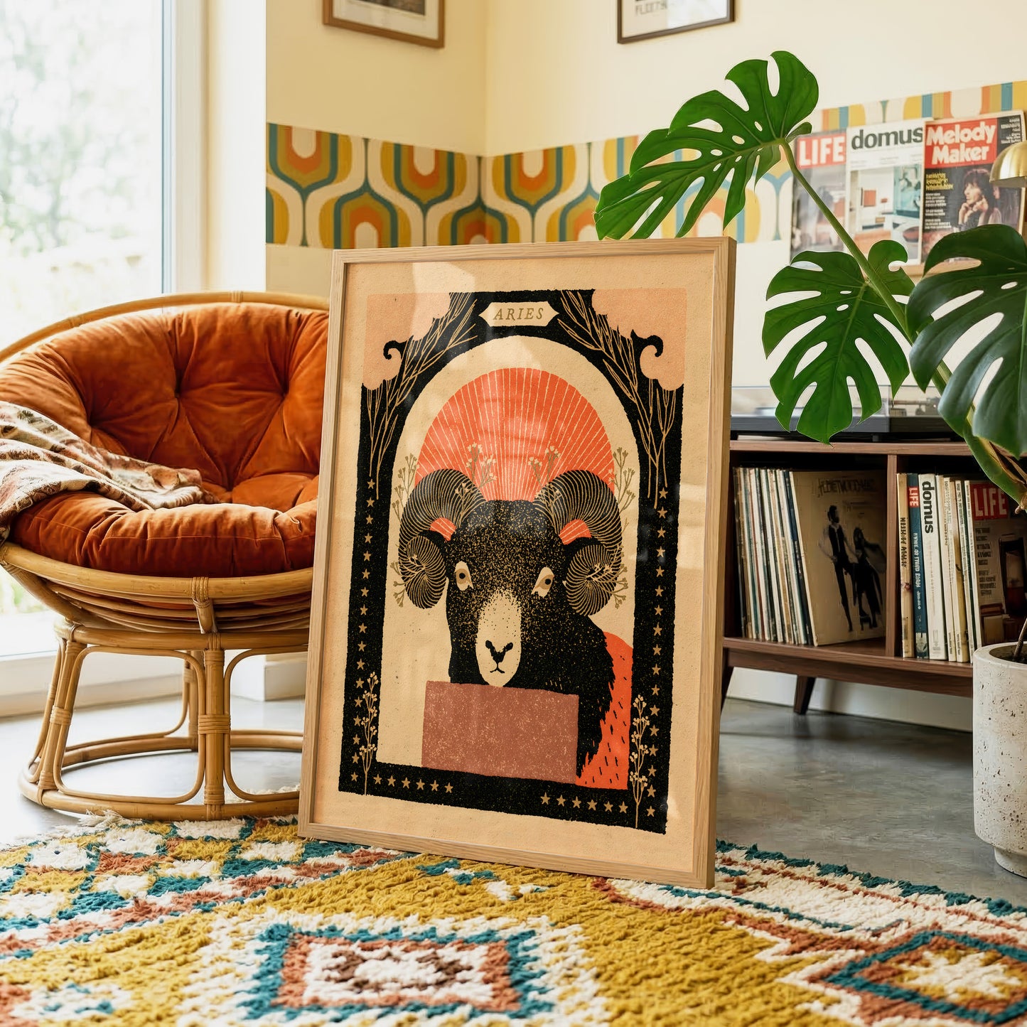 Aries Zodiac Print