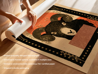 Aries Zodiac Print