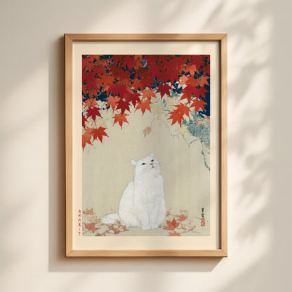 Autumn Cat Print