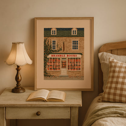 Autumn Cottage Bookshop Print Autumn mockup-media-5.jpg