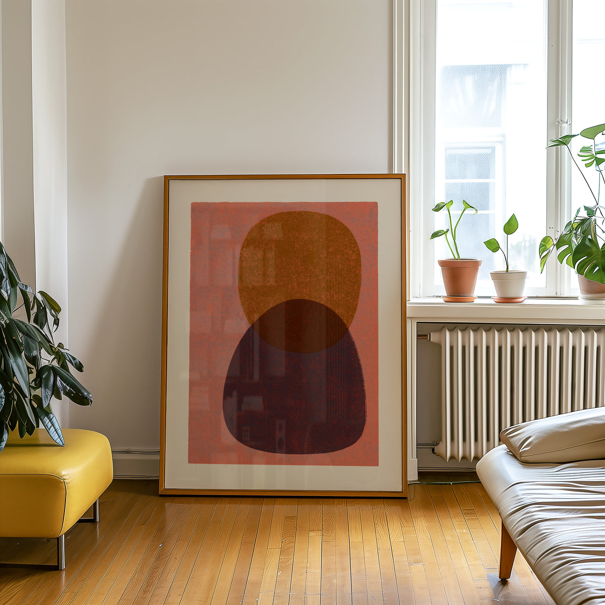 Balancing Shapes Abstract Print