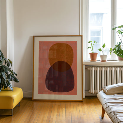 Balancing Shapes Abstract Print